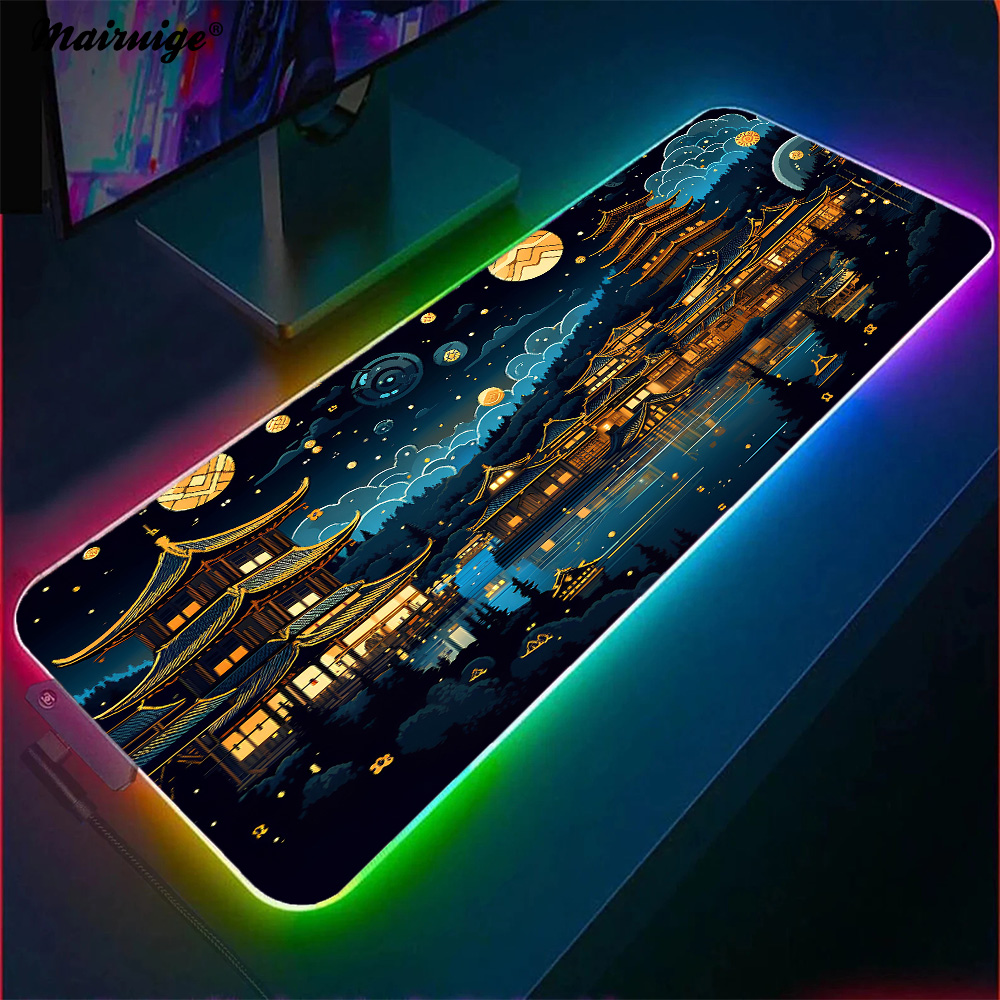 Chinese Architecture At Night  - Desk Setup At Office recensie en prijs