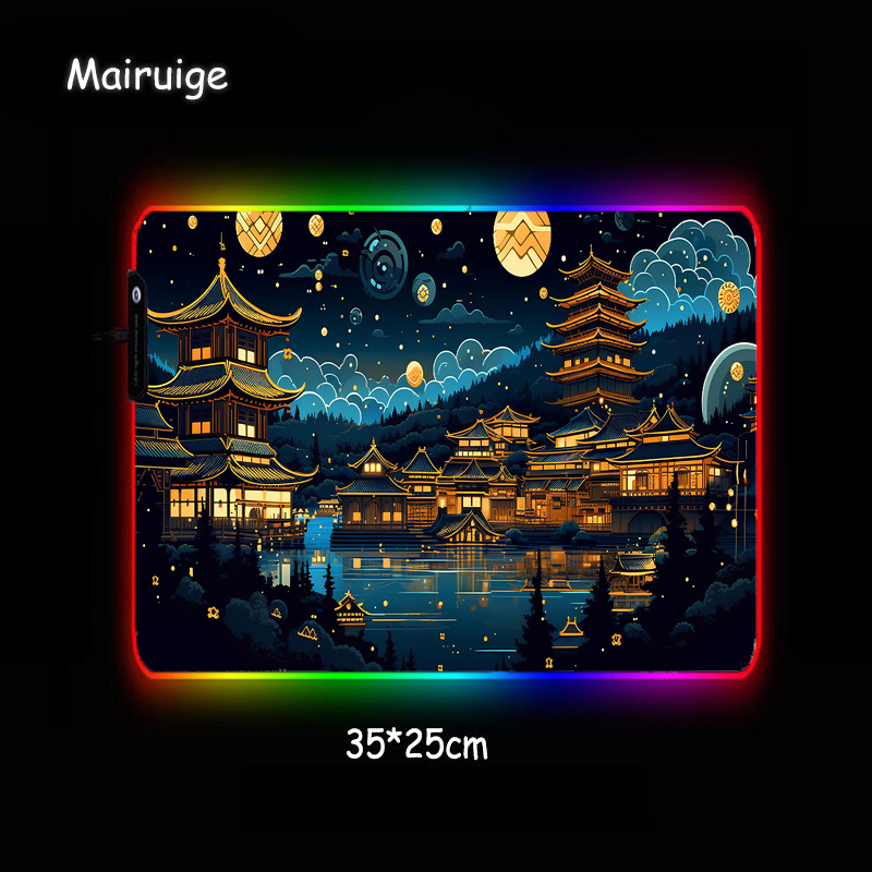 Chinese Architecture At Night  - Desk Setup At Office recensie en prijs