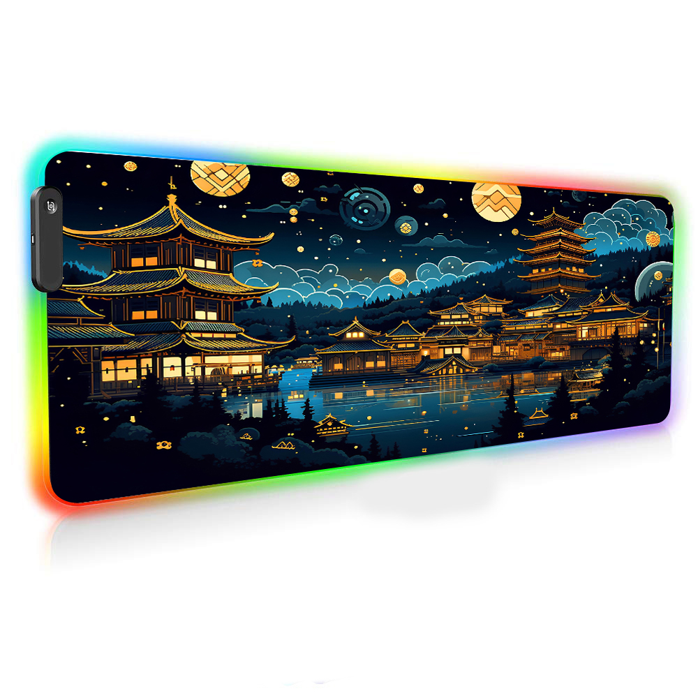 Chinese Architecture At Night  - Desk Setup At Office recensie en prijs