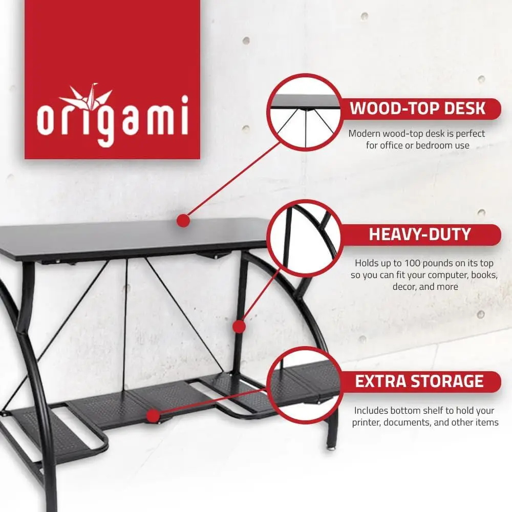 Space-Saving Foldable Desk for - Desk Setup With Laptop And Monitor recensie en prijs