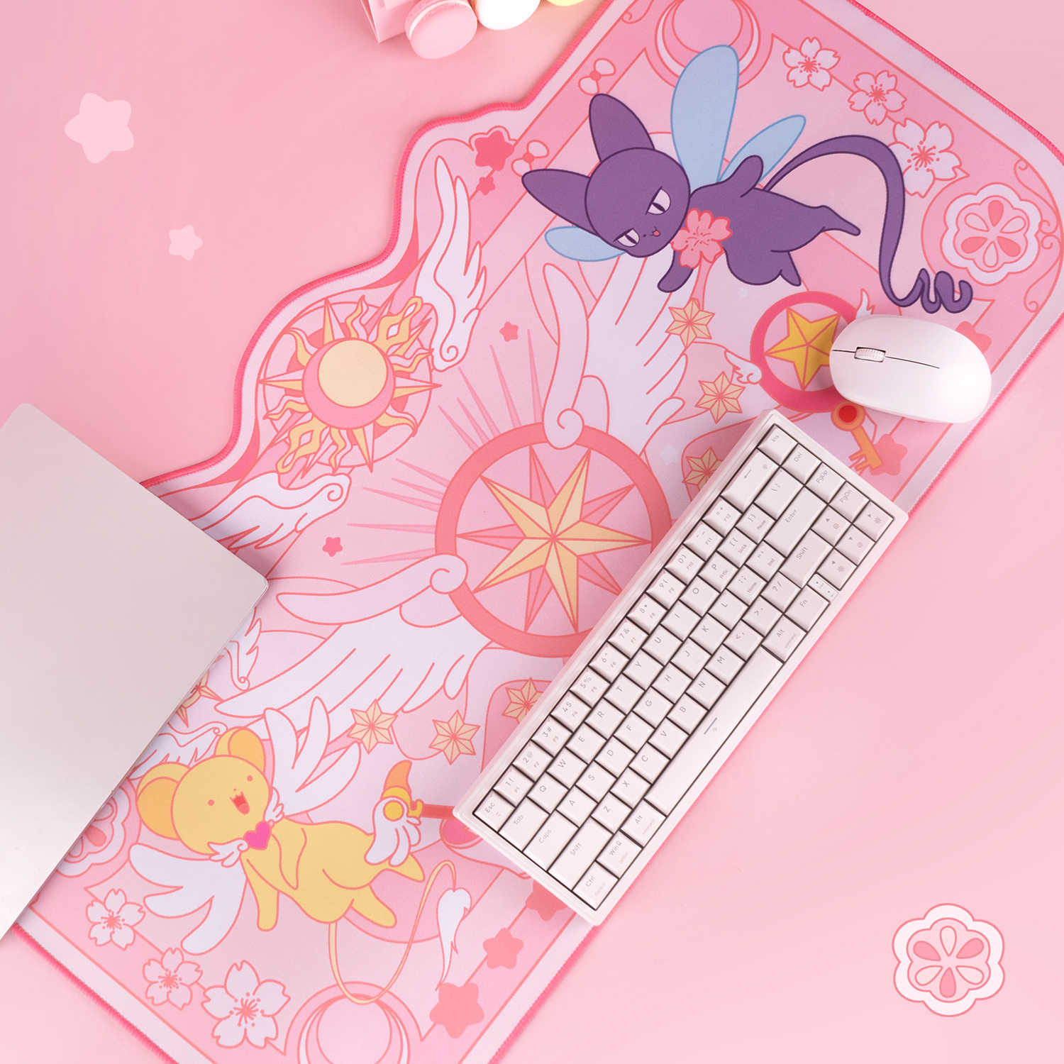 Cartoon Pink Rubber Mouse Pad  - Desk Setup Pink recensie en prijs