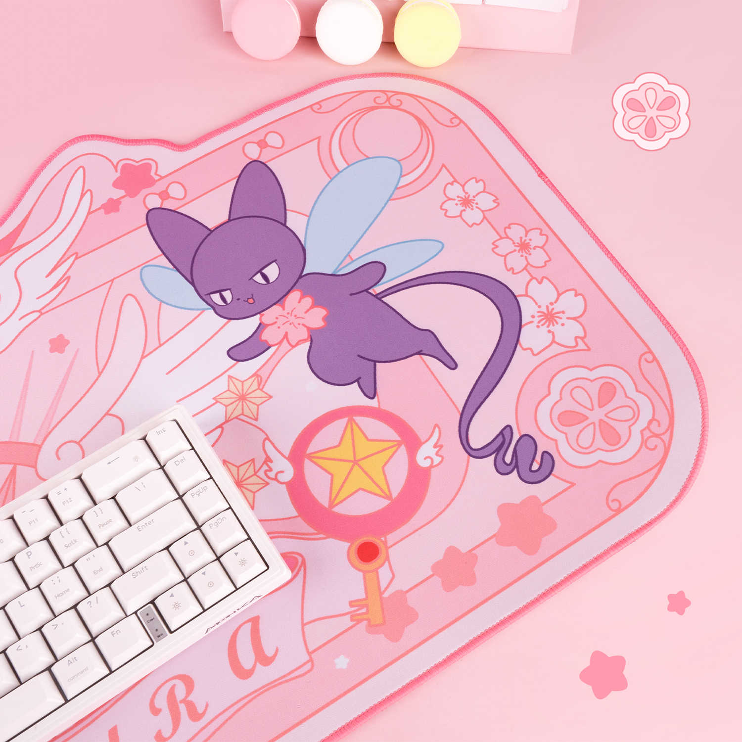 Cartoon Pink Rubber Mouse Pad  - Desk Setup Pink recensie en prijs