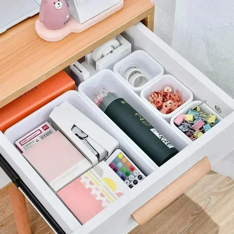 8-piece Set Drawer Organiser O - Korean Desk Setup recensie en prijs