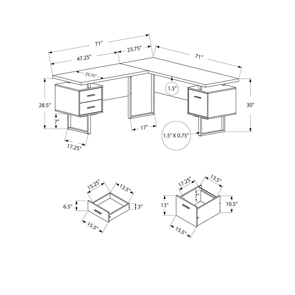 I 7616 Computer Desk, Home Off - Desk Setup Corner recensie en prijs