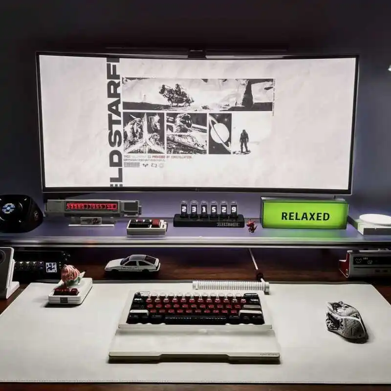Aluminum Monitor Stand Acrylic - Desk Setup With Laptop And Monitor recensie en prijs