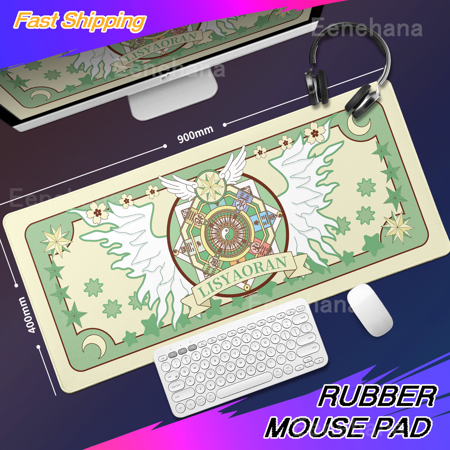Xxl Sakura Card Anime Mousepad - Desk Setup Pink recensie en prijs