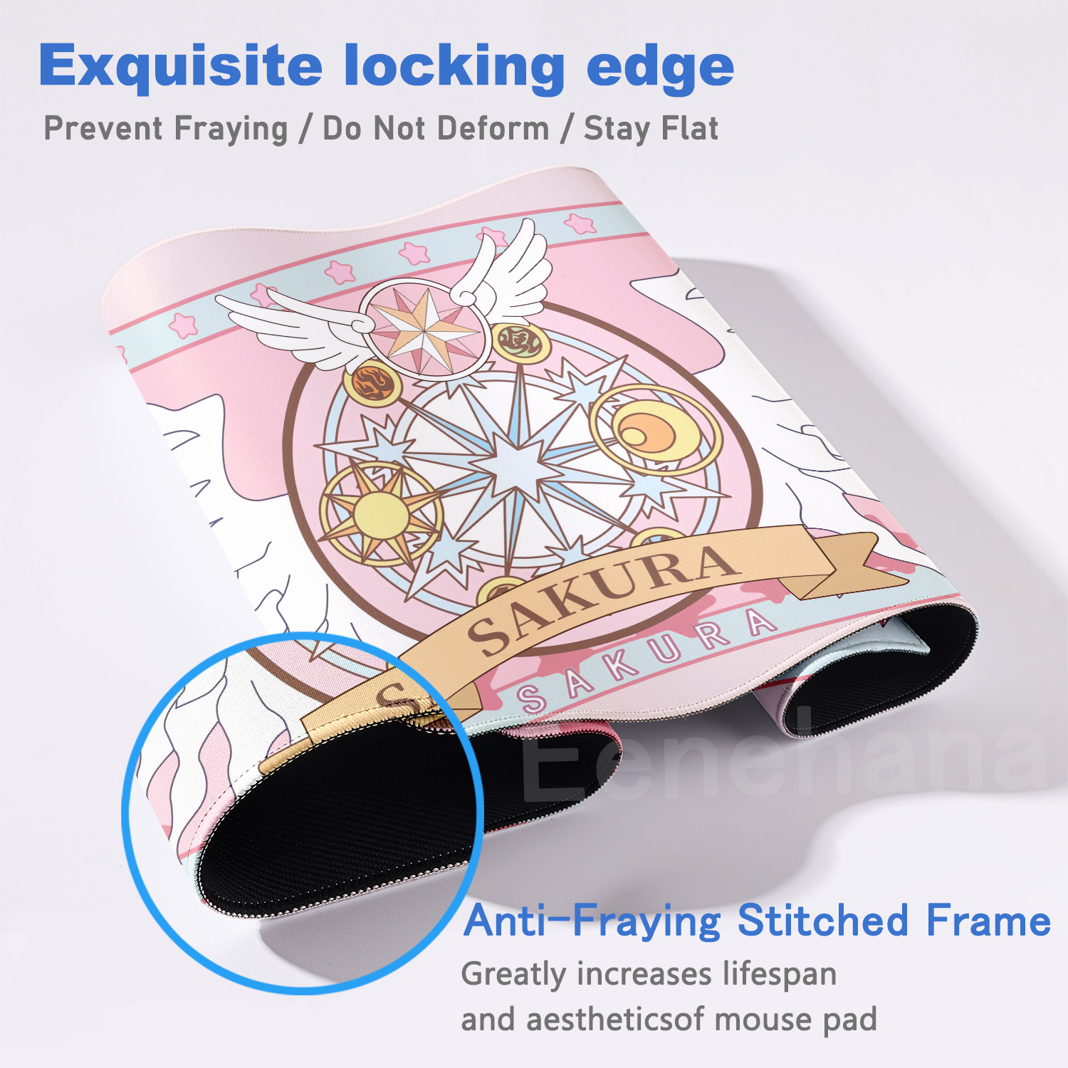 Xxl Sakura Card Anime Mousepad - Desk Setup Pink recensie en prijs