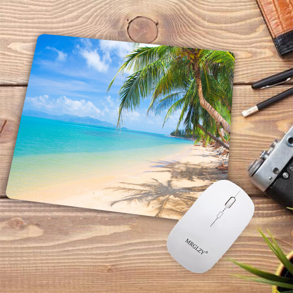 Desk Pad Tropical Palm Beach R - Desk Setup Gadgets recensie en prijs