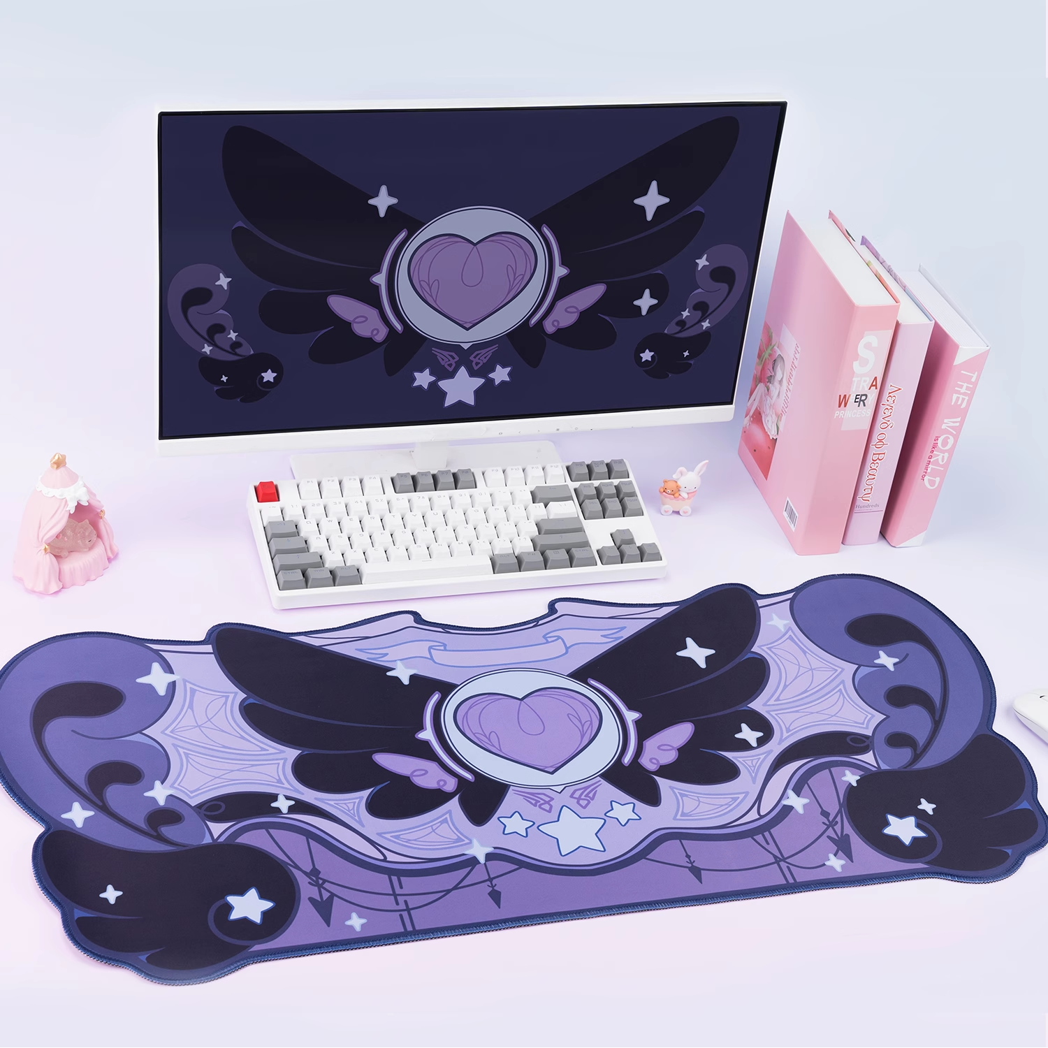 Extremely gaming mouse pad lap - Desk Setup Pink recensie en prijs