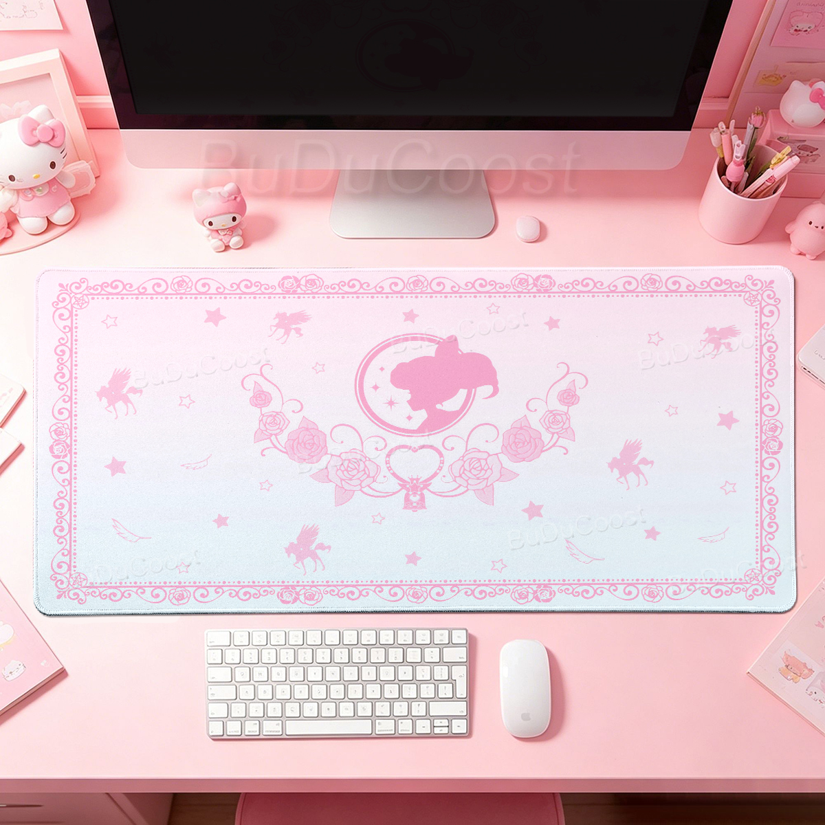 Kawaii Anime Girls Pink Mouse  - Desk Setup Pink recensie en prijs