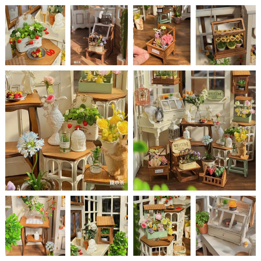 Doll House Miniature Garden Ac - Desk Setup Wood recensie en prijs