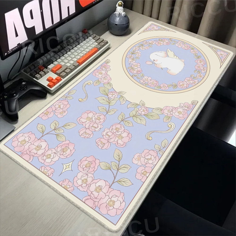 Gaming Green Plant Flower Aest - Desk Setup Pink recensie en prijs