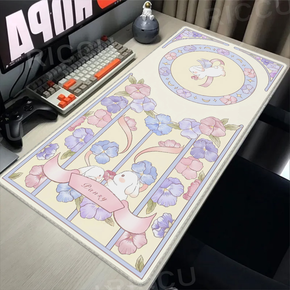 Gaming Green Plant Flower Aest - Desk Setup Pink recensie en prijs