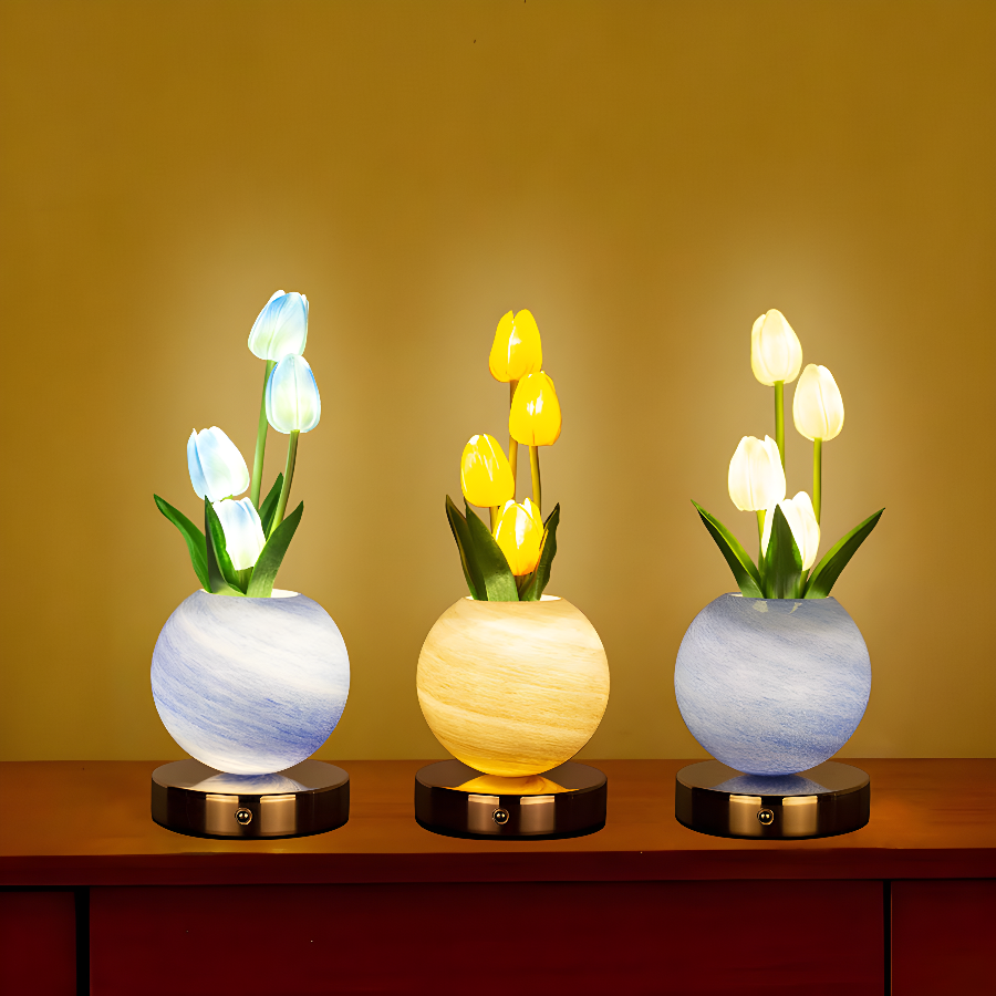 Tulip LED Night Light USB Rech - Desk Setup Gadgets recensie en prijs