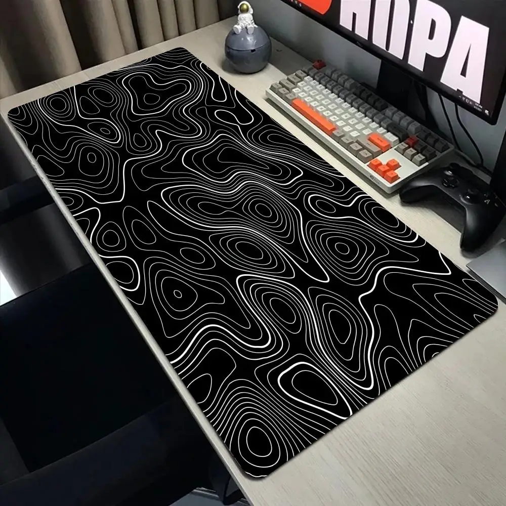 Abstract Fluid Gaming Mouse Pa - Desk Setup Gadgets recensie en prijs