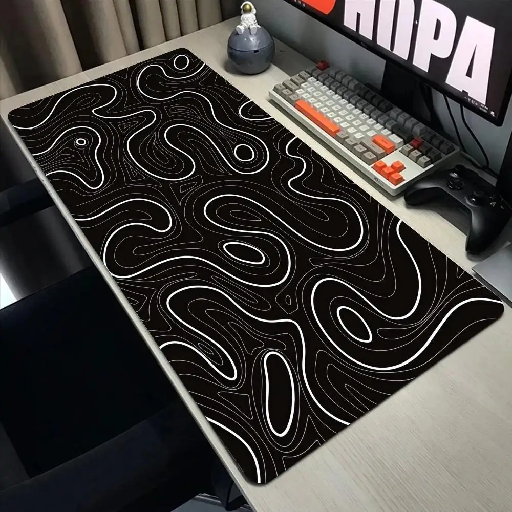 Abstract Fluid Gaming Mouse Pa - Desk Setup Gadgets recensie en prijs